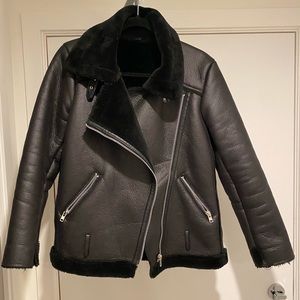 Faux Leather Jacket